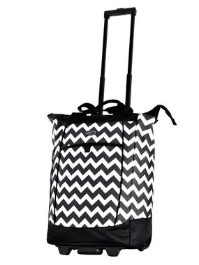 NWT Olympia Rolling Carry-On Travel Tote Chevron Print